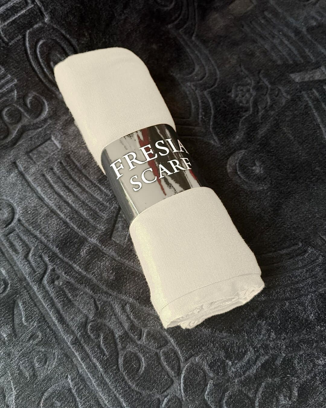 Kopftuch Jersey, Creme