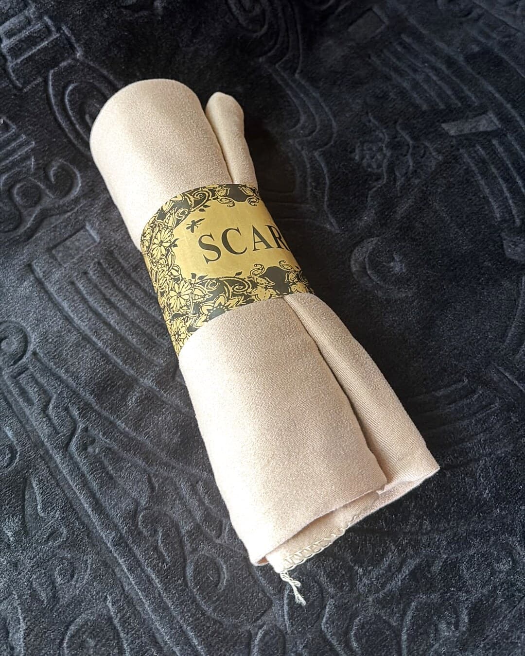 Kopftuch Jersey, Nude